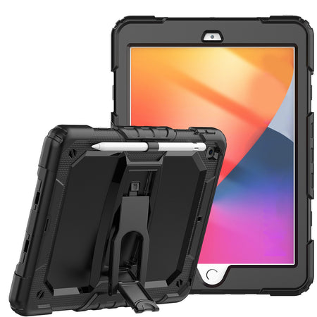 HR PREMIUM HEAVY DUTY FULL BODY RUGGED TABLET KICKSTAND CASE COVER FOR SAMSUNG A9 PLUS / A11 PLUS 11" - BLACK/BLACK