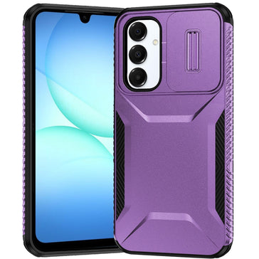 Premium Ultimate U Design Hybrid Case With Camera Window Covering For Samsung A17 5G - Purple