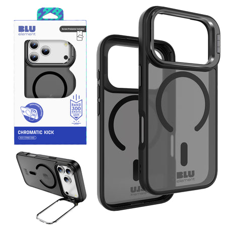 Blu Element Chromatic Kick Magsafe Case With Screen Protector For Iphone 17 Pro (120-10418) - Black