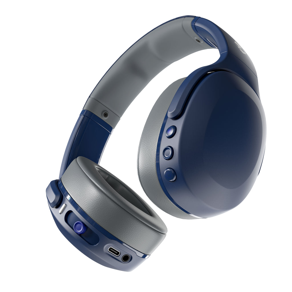Skullcandy Crusher Evo Wireless Over-Ear Headphones - Blue Grey