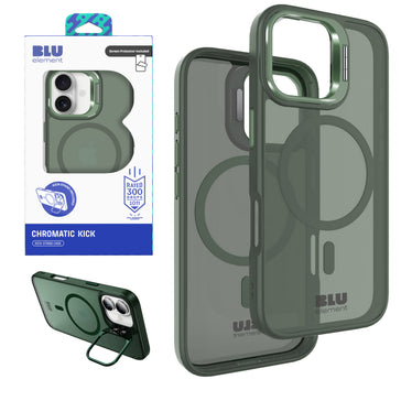 Blu Element Chromatic Kick Magsafe Case With Screen Protector For Iphone 17 (120-10410) - Sage Green