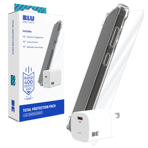 Blu Element 3-Pack Total Protection Magsafe Bundle (Case, Glass, Charger) For Iphone 17 Pro (120-10404)