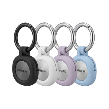 Samsung SmartTag3 Silicone Case (4 Pack) - Black/White/Lavender/Blue
