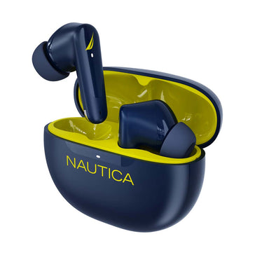 Nautica True Wireless Stereo Earbuds With Charging Case T200+ - Navy-Yellow