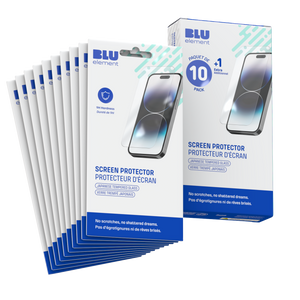 Blu Element 10-Pack Tempered Glass Screen Protector (Includes 1 Extra Free) For Motorola Moto G 5G 2026/2025