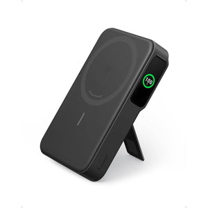 ANKER MAG-GO 10K MAH 15W POWER BANK W/ BUILT-IN STAND - BLACK