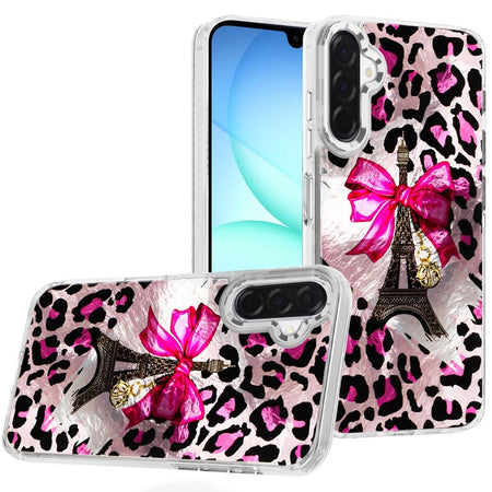 Premium Beautiful Epoxy Designs W/ Chrome Edges Case For Samsung A17 5G - 3