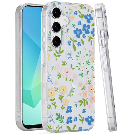 Premium Double Layer Design IMD TPU Case For Samsung A16 5G - Mulitcolor Floral