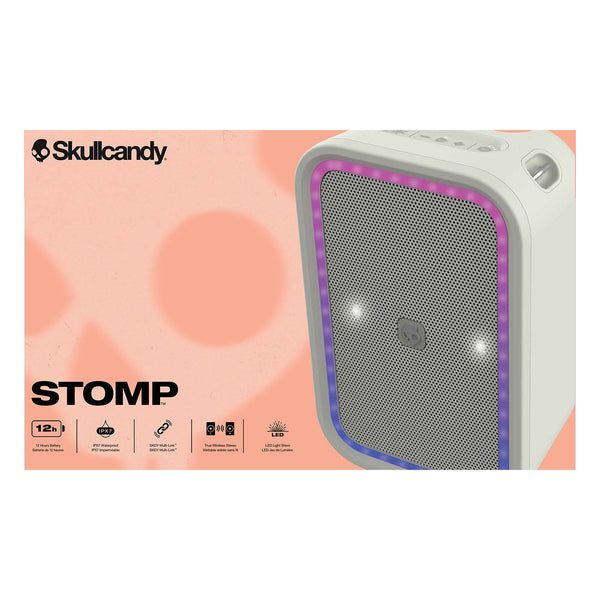 Skullcandy Stomp Portable Wireless Party Speaker - Bone – C2
