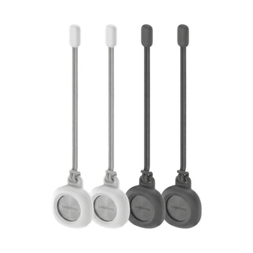 Samsung SmartTag3 Loop Case (4 Pack) - Black/White