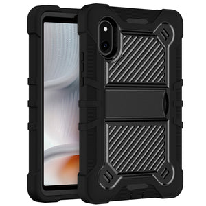 HR Premium Tough Tablet Strong Kickstand Hybrid Case Cover For Blu Tab One 5G - Black