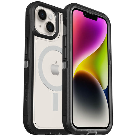 Otterbox Defender XT Clear Series Case For iPhone 13/14 - Black Crystal
