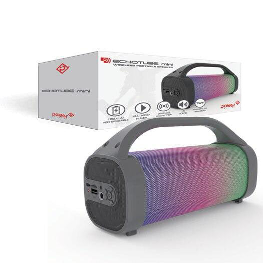 Power Evolution Power Echotube Mini Speaker Grey