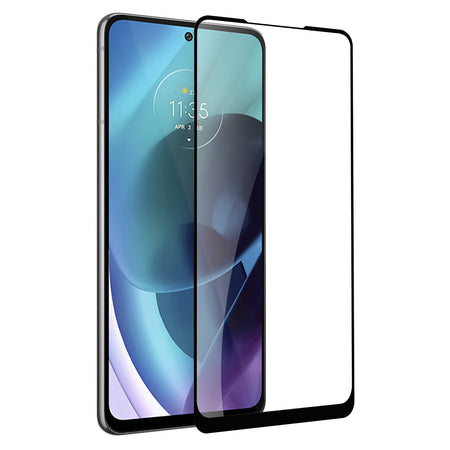 Metkase Bulk Package Black Edged Tempered Glass for Moto G Stylus (2022) - Black