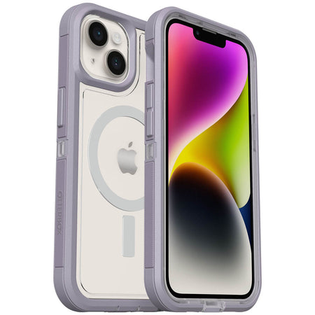 Otterbox Defender XT Clear Series Case For iPhone 13/14 - Lavender Sky