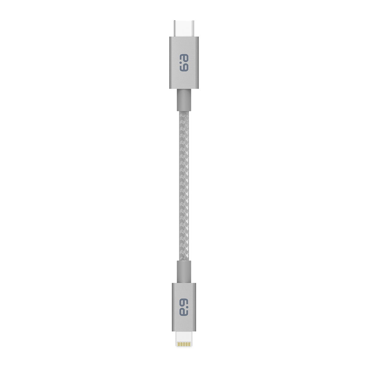 Puregear Rounded Lightning To USB-C Cable 10 Ft - Space Gray