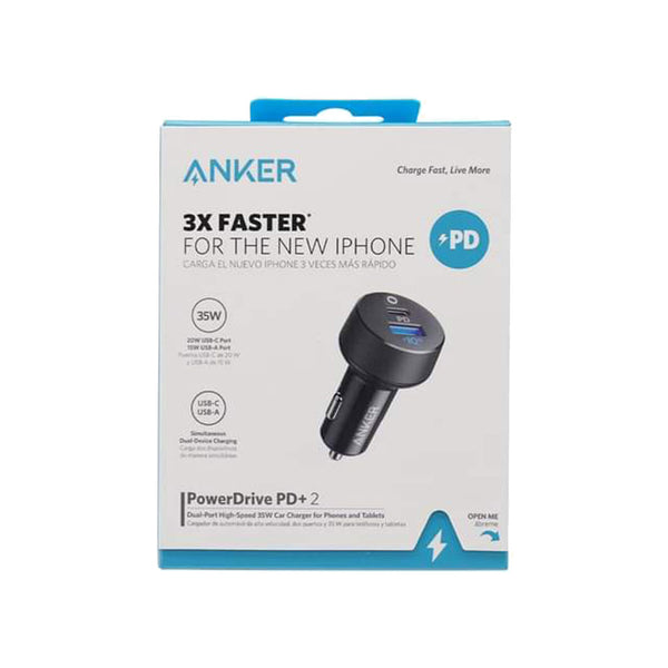 Anker Powerdrive PD+ 2 35W Vehicle Charger -Black – C2 Wireless
