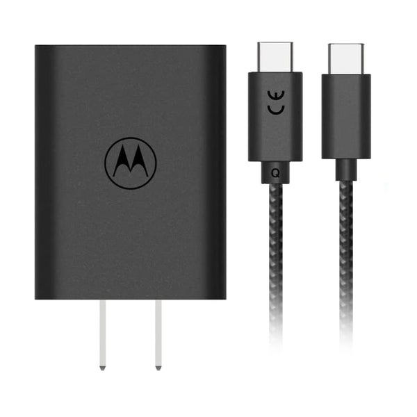 Motorola TurboPower 50W Wall Charger With 1M C-C Cable Black