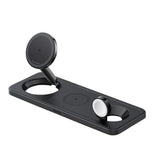 Anker Maggo Wireless Charging Station (15W, 3-In-1 Pad, Qi2) - Black