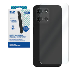 Blu Element Duo Protection Bundle (Case And Screen Protector) For Moto G 5G 2025 (120-10269) - Black