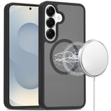 HR PREMIUM [MAGNETIC CIRCLE] SMOOTH SAFE MATTE FEEL HYBRID CASE FOR SAMSUNG S26 PLUS - BLACK