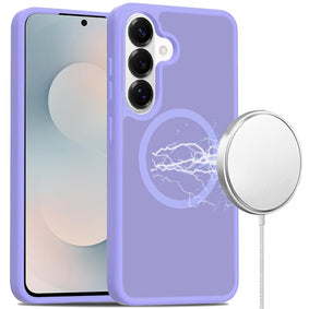 HR PREMIUM [MAGNETIC CIRCLE] SMOOTH SAFE MATTE FEEL HYBRID CASE FOR SAMSUNG S26 PLUS - LIGHT PURPLE
