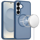 HR PREMIUM [MAGNETIC CIRCLE] SMOOTH SAFE MATTE FEEL HYBRID CASE FOR SAMSUNG S26 PLUS - NAVY BLUE