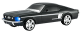 Max Power Mustang Style Portable Car Bluetooth Speaker With Front Flashing Lights - Black