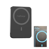 myCharge 10K Mah Cliqair Qi2 Wireless Magnetic Power Bank (Online Pkg) - Black