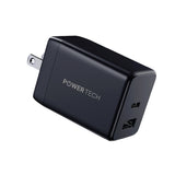 Powertech 45W PD Dual-Port USB-C Wall Charger - Black