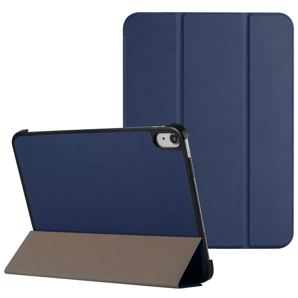 HR PREMIUM TRIFOLD MAGNETIC CLOSURE PU LEATHER CASE COVER FOR SAMSUNG A9 PLUS / A11 PLUS 11" - BLUE
