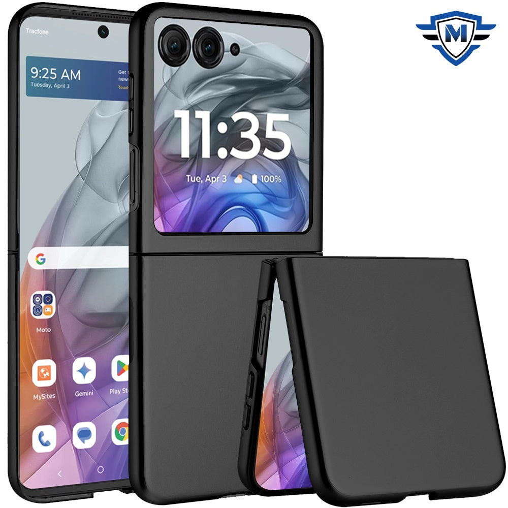 Metkase Flip Snap On Premium Matte Finish Case Cover In Slide-Out Package For Motorola Razr 2024/2025/2026 Metkase Flip Snap On Premium Matte Finish Case Cover In Slide-Out Package For Motorola Razr 2024/2025/2026
