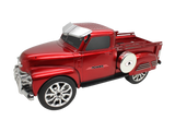 Max Power Pick Up Truck Style Portable Bluetooth Speaker With Front Flashing Lights - Red