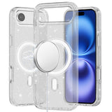 Premium Glitter Ultra [Magnetic Circle] Thick 3mm Transparent Hybrid Case For iPhone 17 Air - Clear