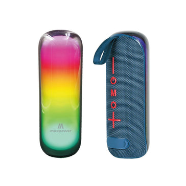 Max Power Beat Glow Portable Bluetooth Speaker - Blue