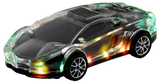 Max Power Lamborghini Style LED Light Up Portable Car Bluetooth Speaker - Black