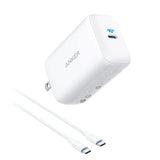 Anker Powerport III PD 65W w/ 6' USB-C To USB-C Cable - White