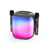 WorryFree WPB500 100W Portable Bluetooth Party Speaker With 2 Microphones - Gray