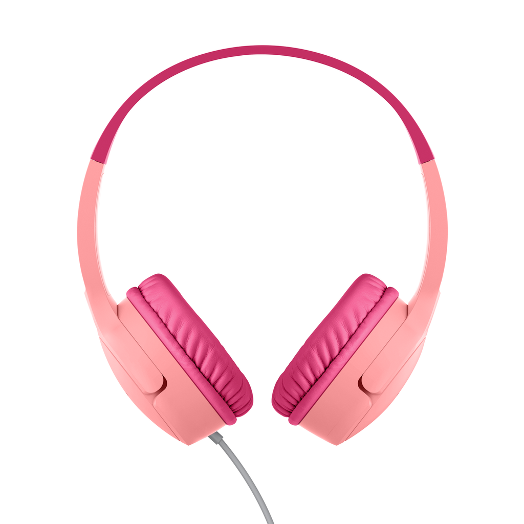 Belkin Mini Wired On-Ear Kids Headphones - Pink