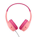Belkin Mini Wired On-Ear Kids Headphones - Pink
