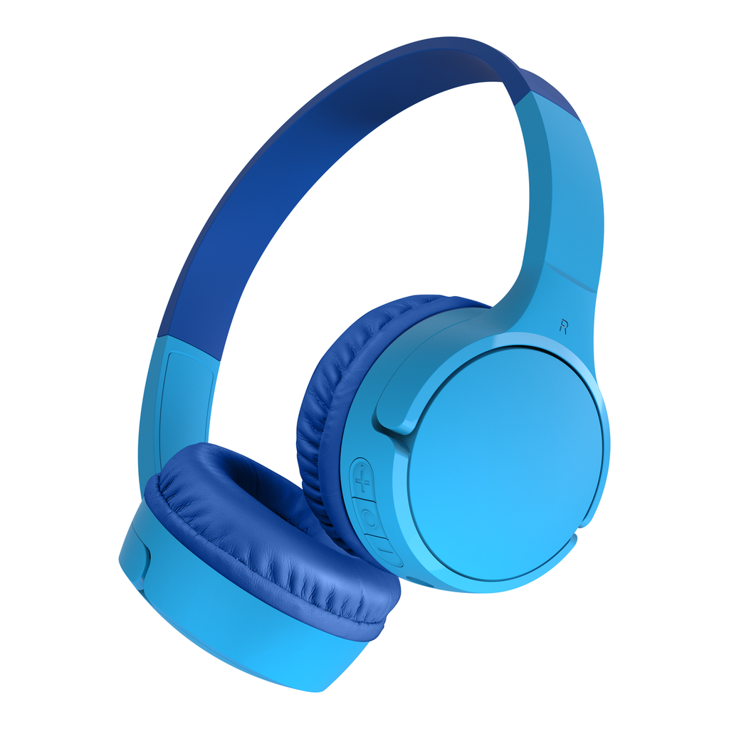Belkin Mini Wireless On-Ear Kids Headphones - Blue