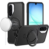 HR Premium [Magnetic Circle] Smooth Safe Matte Feel Hybrid Case For Samsung A17 5G - Black