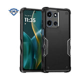 Metkase Exquisite Tough Shockproof Hybrid Case Cover For Moto G Stylus 5G 2025- Black