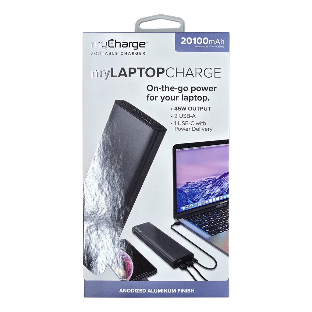 myCharge 20100K Mah Mylaptopcharge Power Bank- Black