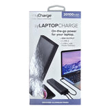myCharge 20100K Mah Mylaptopcharge Power Bank- Black