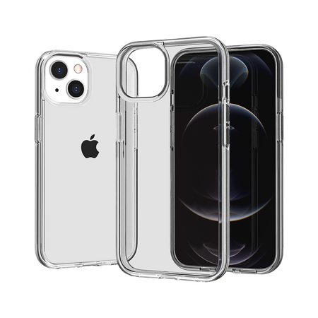 HR Premium Sturdy Ultra Thick 3Mm Transparent Hybrid Case Cover For Apple Iphone 14 Pro Max 6.7" - Clear