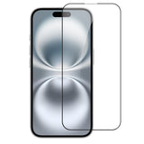 Metkase Bulk White Paper Card Package Black Edged Tempered Glass For Apple Iphone 18 Pro Max - Black