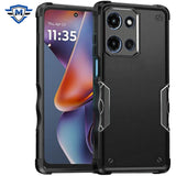 Metkase Exquisite Tough Shockproof Hybrid Case For Motorola Moto G 5G 2025 - Black