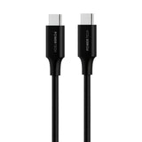 Powertech USB-C To USB-C 4ft Cable - Black