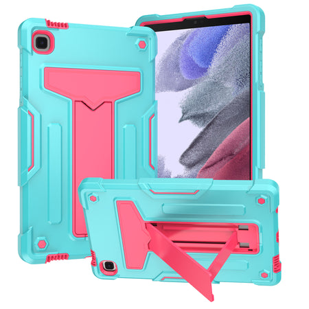 Premium Vertical 3-In-1 Kickstand Case For Samsung A9 Plus / A11 Plus 11" Tablet - Teal/Hot Pink